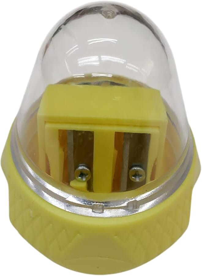 Vertex Space Shuttle Sharpener 2 Inlets - Yellow